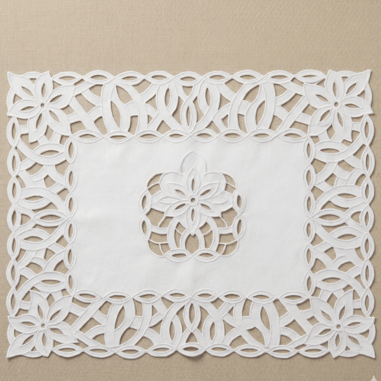 LUGAR AMERICANO RECHILIE BLANC 35X50CM ARGIVAI -2-